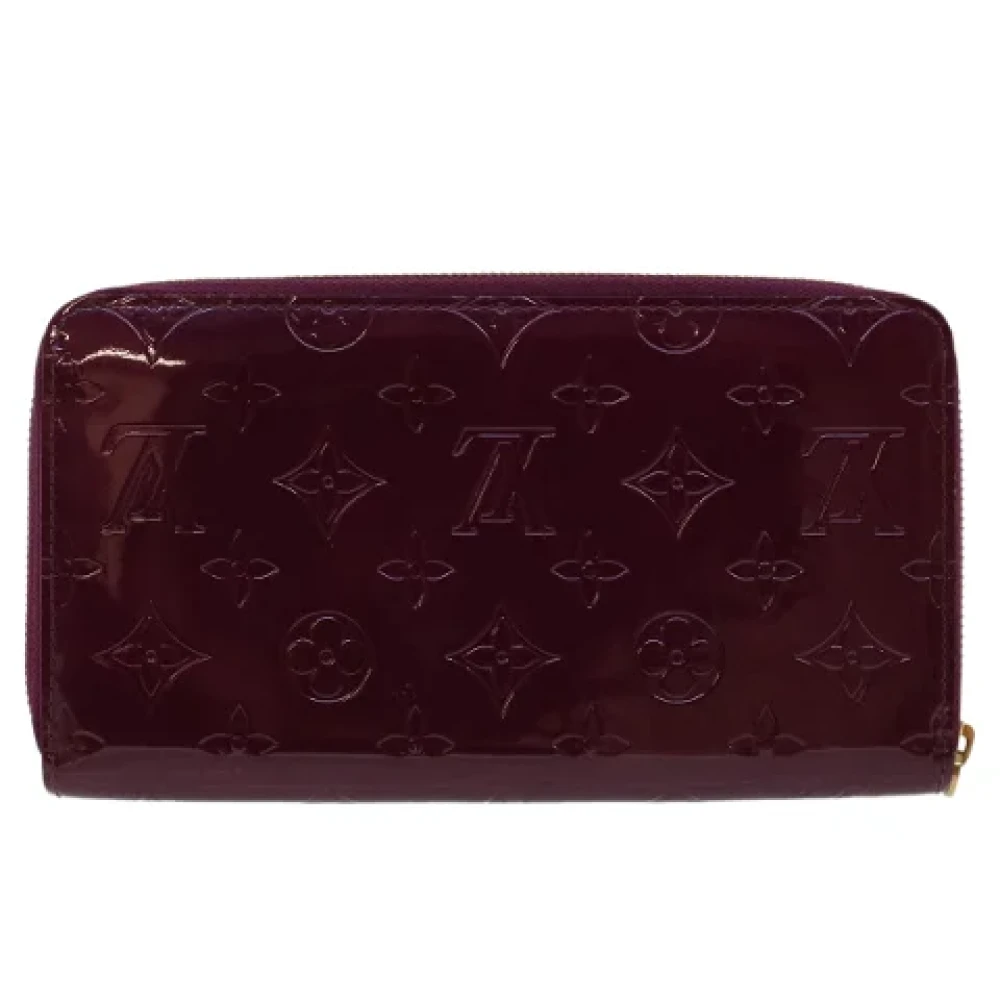 Louis Vuitton Vintage Pre-owned Lilla skinn Louis Vuitton portemonnee Purple Dames