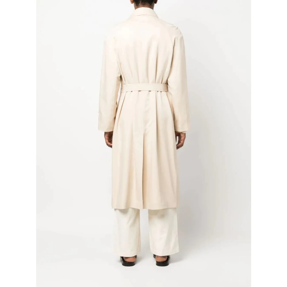 Giuliva Heritage Ivoor Raglan Mouw Jas Beige Heren