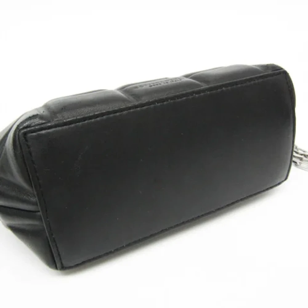 Bottega Veneta Vintage Pre-owned Leather shoulder-bags Black Dames