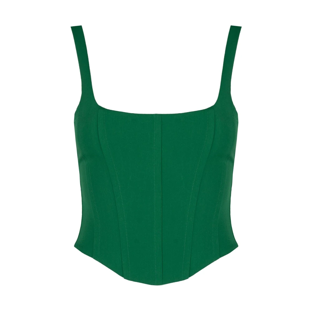 Patrizia Pepe Mujer Top Corset Elegante Con Diseño Único