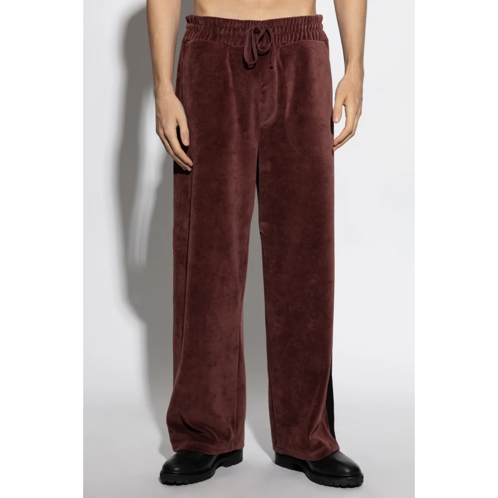 AllSaints Draven broek met zijstrepen Red Heren