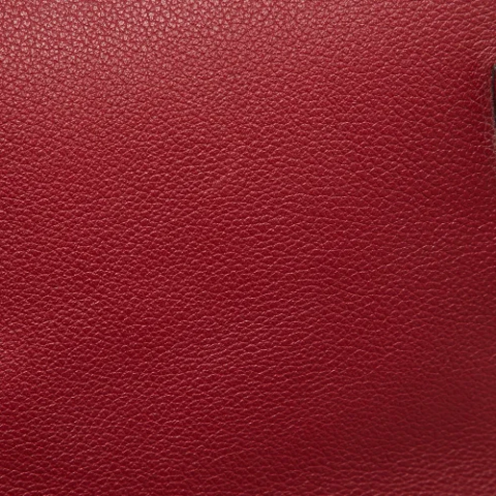 Hermès Vintage Pre-owned Leather totes Red Dames