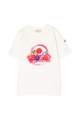 Logotyp T-shirt i bomullsjersey