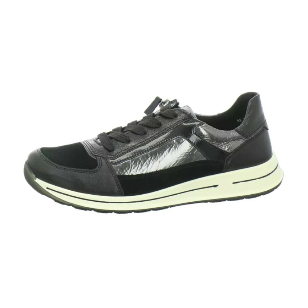 ara Casual Sneakers met Veters Dames Schoenen Zwart