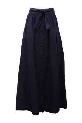 high-waisted-cotton-linen-skirt