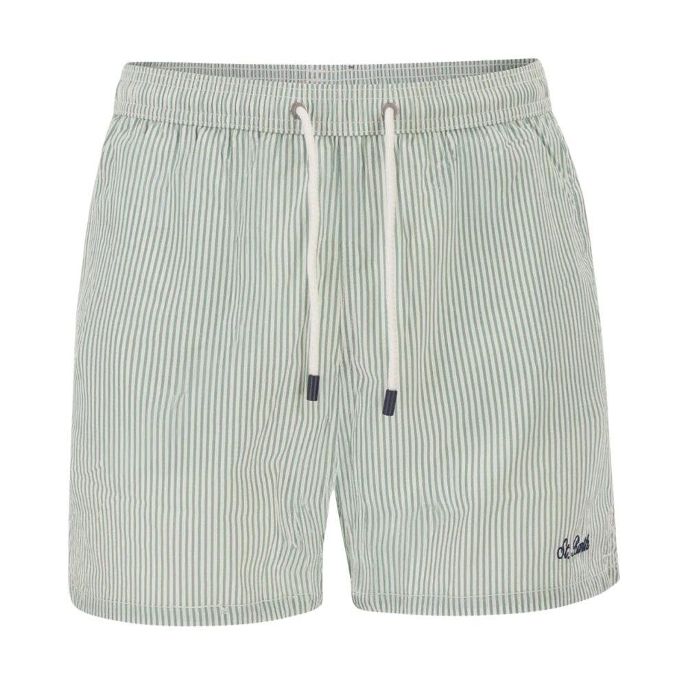 Mc2 Saint Barth Men's Green Patmos Swimsuit - Beachwear - S - Swimwear