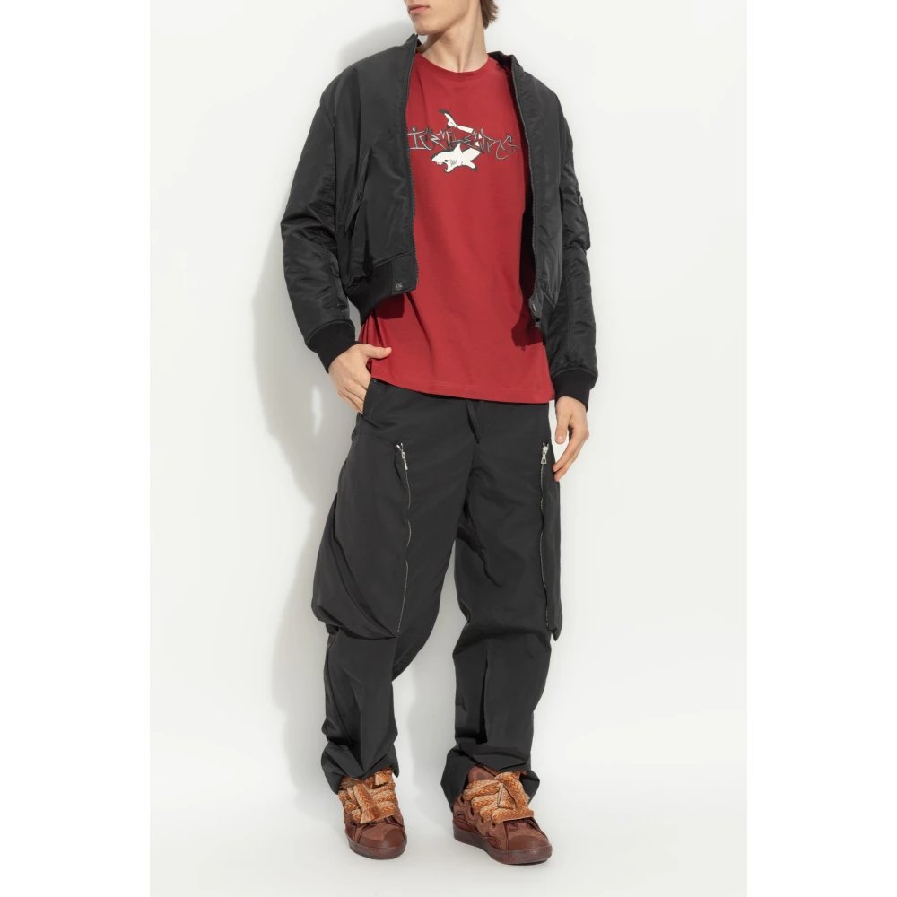 Iceberg T-shirt met logo Red Heren