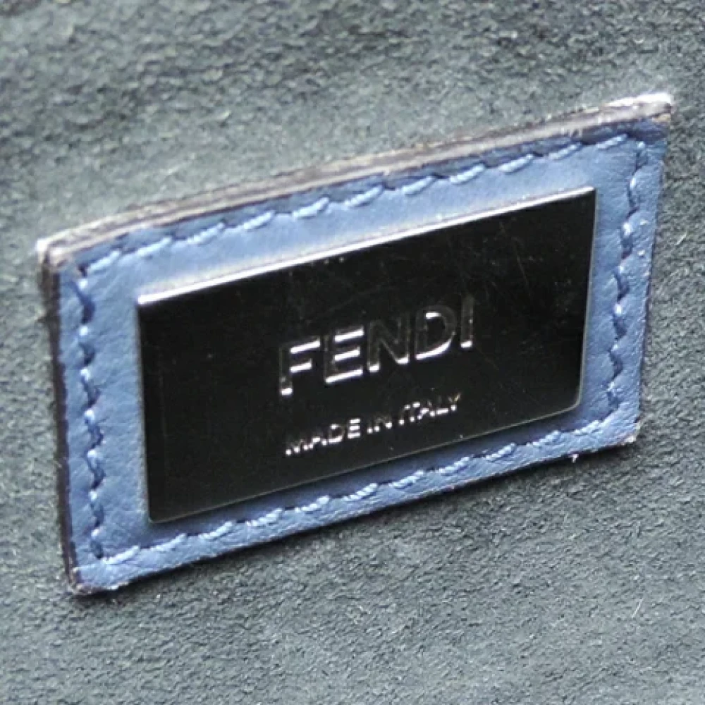 Fendi Vintage Pre-owned Leather fendi-bags Blue Dames