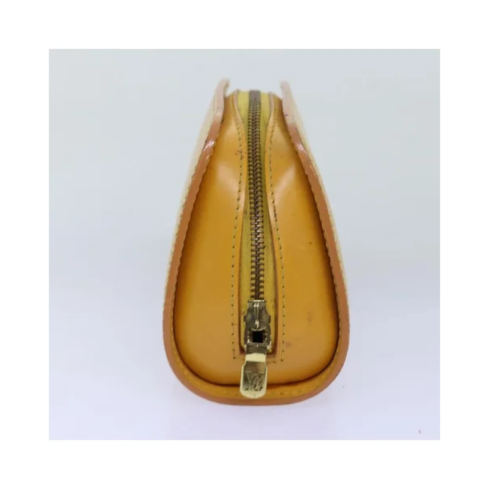 Louis Vuitton Vintage Pre-owned Leather louis-vuitton-bags Yellow Dames