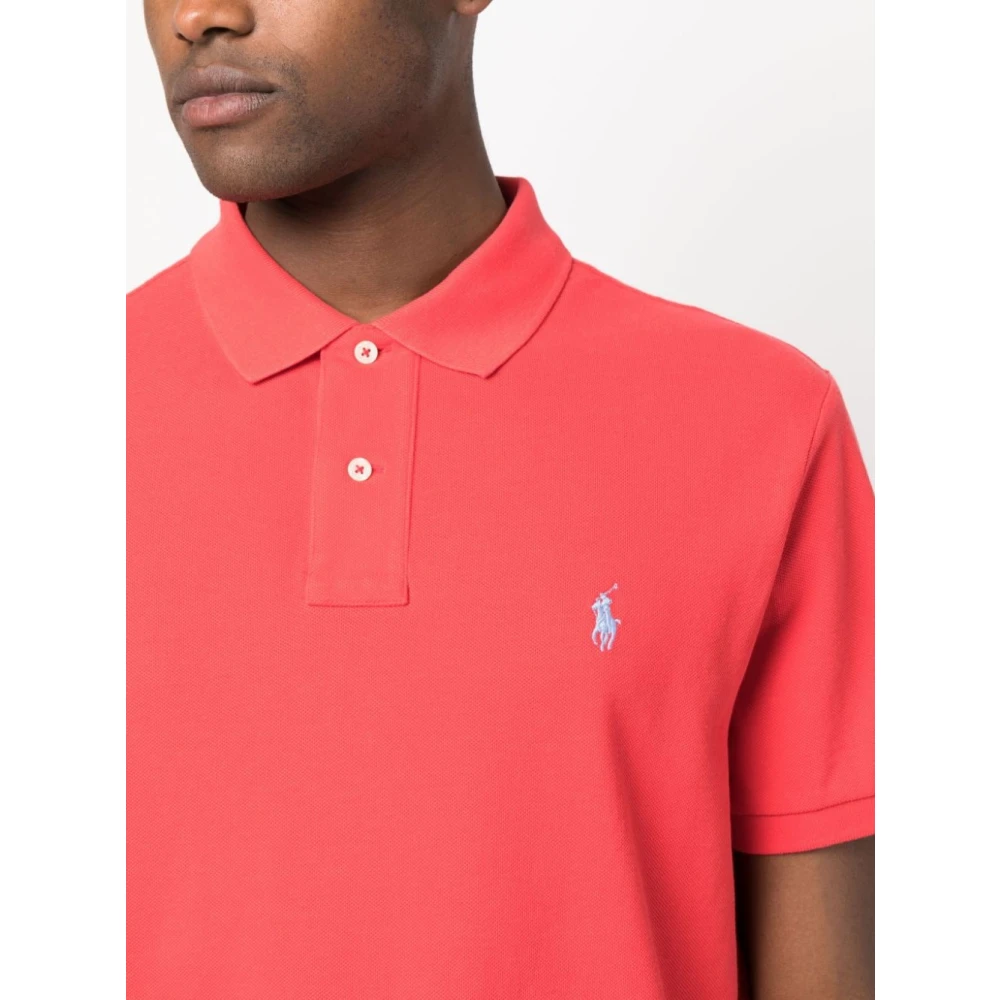 Ralph Lauren Polo Shirts Red Heren