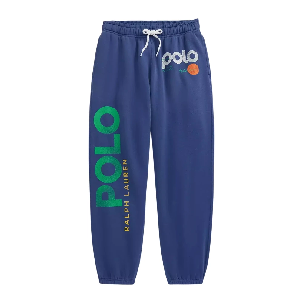 Ralph Lauren Graphic Sweatpants Blue Dames