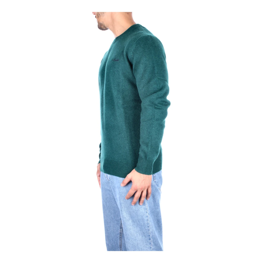 Saint Barth Groene Sweaters met Voorlogo Green Heren