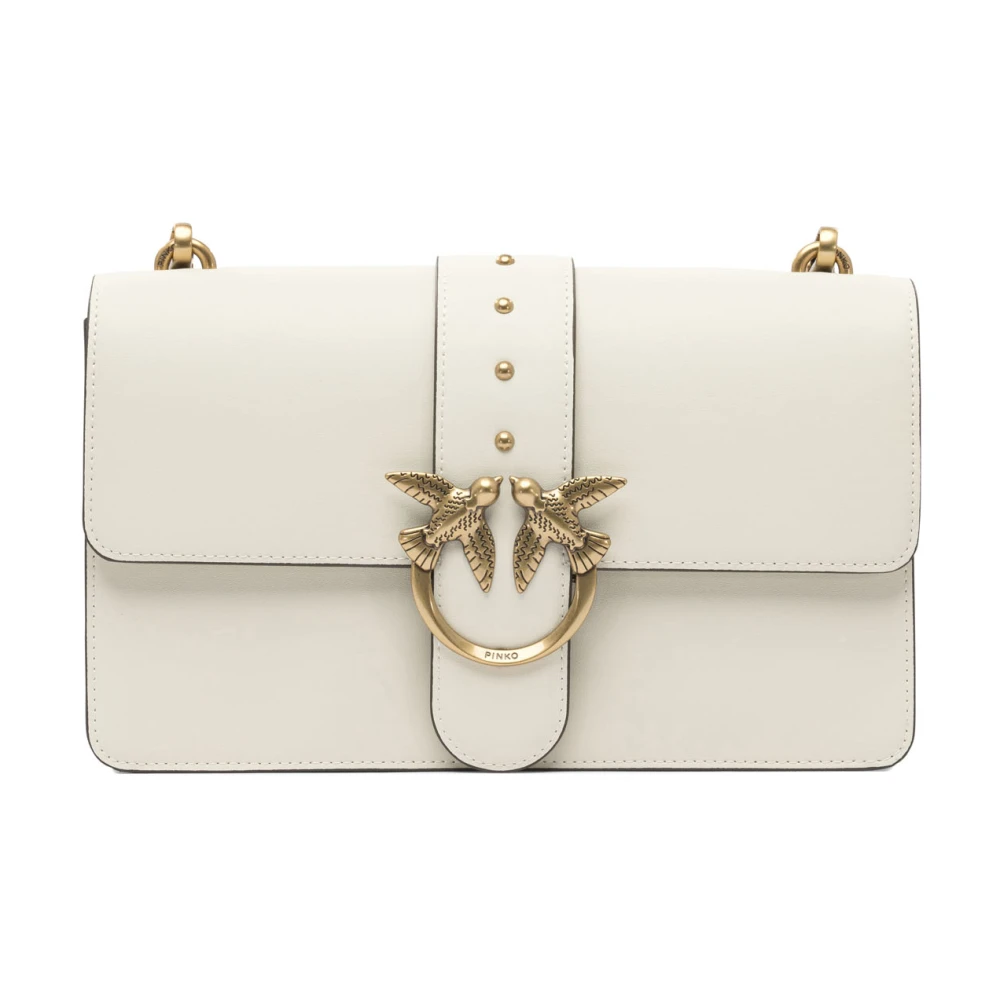 Pinko Women's White Love One Classic - Cross Body Bags - One Size - Bags