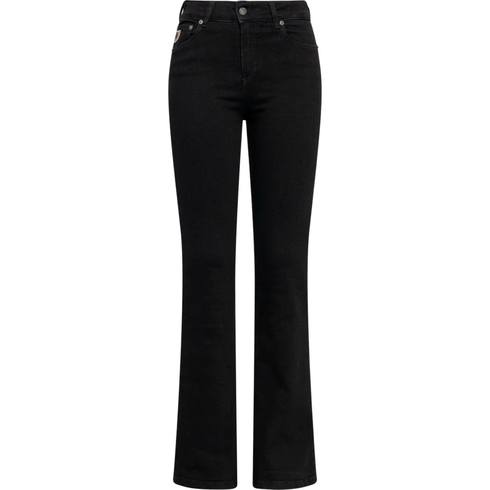 Sort High-Rise Flared Jeans