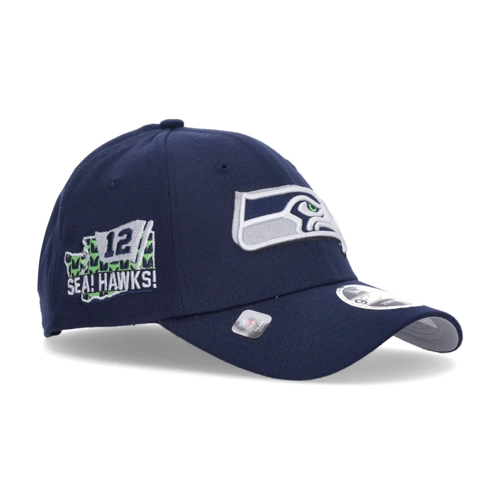 new era Curvy Visor Hat NFL Draft Seahawks Multicolor Heren