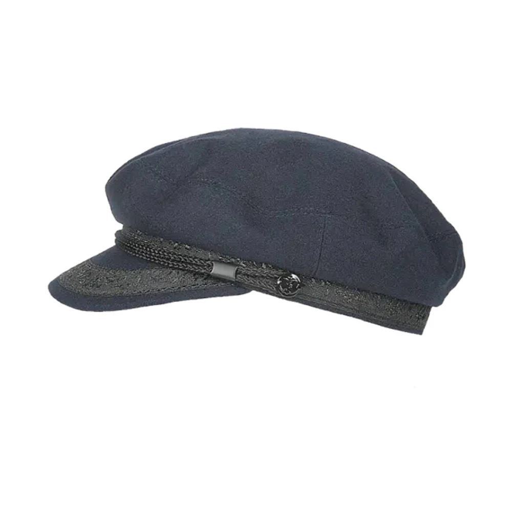 Hatland Marine Cap Headwear Blue Heren