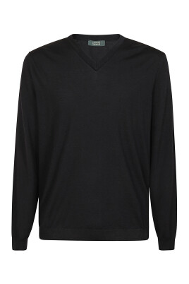 blue-wool-v-neck-sweater