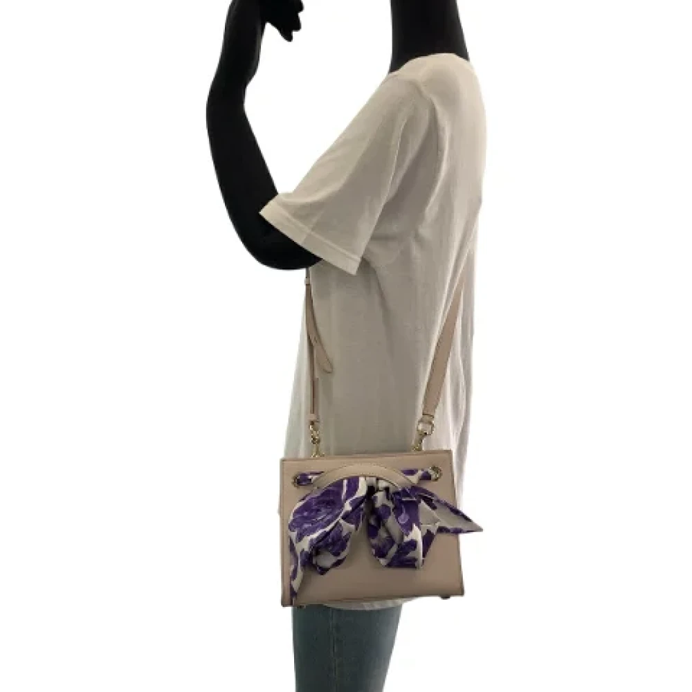 Salvatore Ferragamo Pre-owned Leather handbags Pink Dames
