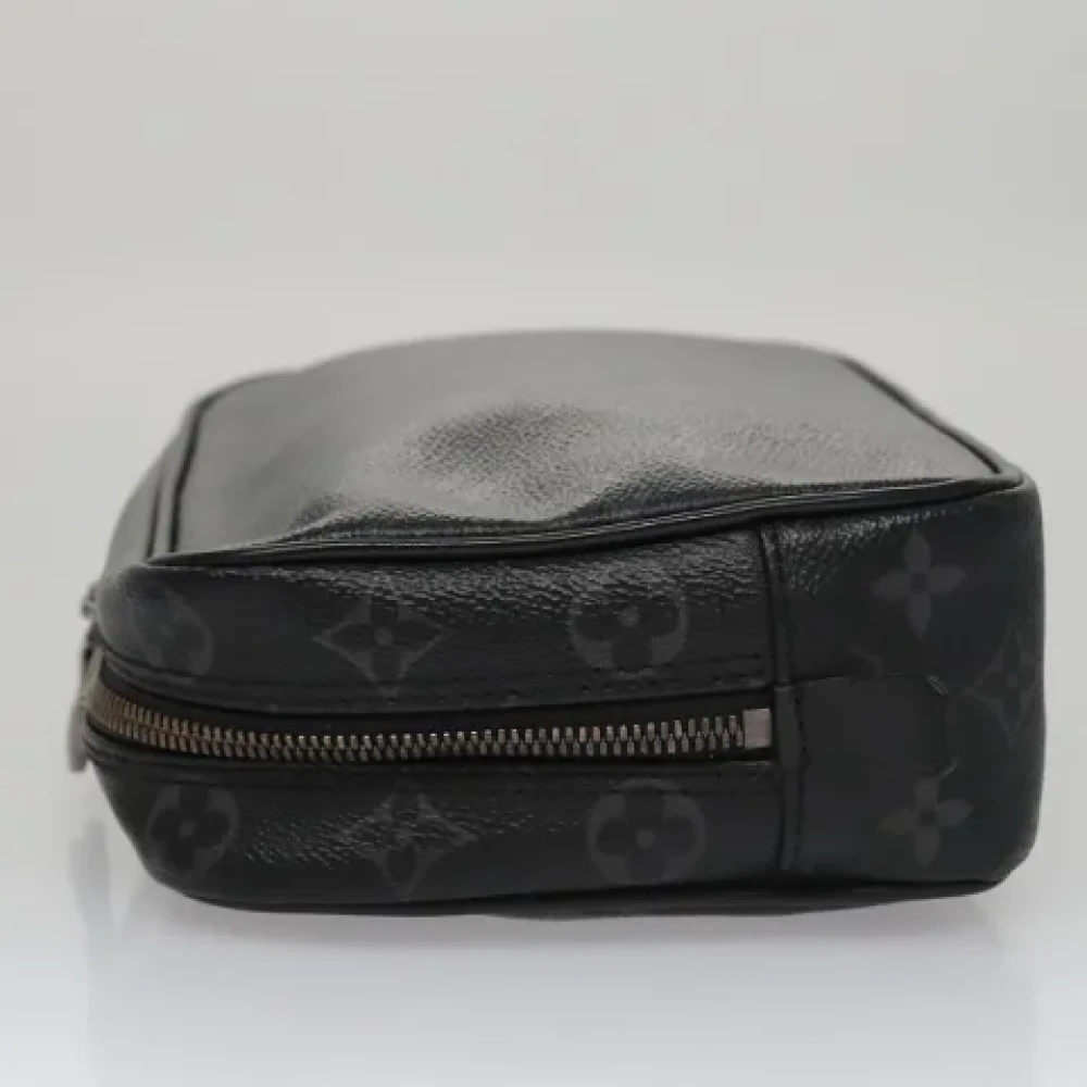 Louis Vuitton Vintage Pre-owned Canvas clutches Black Dames