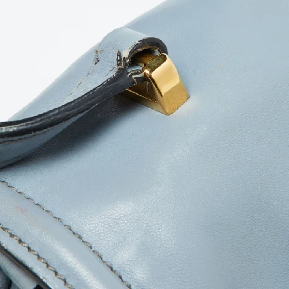 Miu Pre-owned Leather handbags Blue Dames