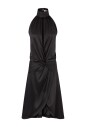 black-satin-halterneck-dress