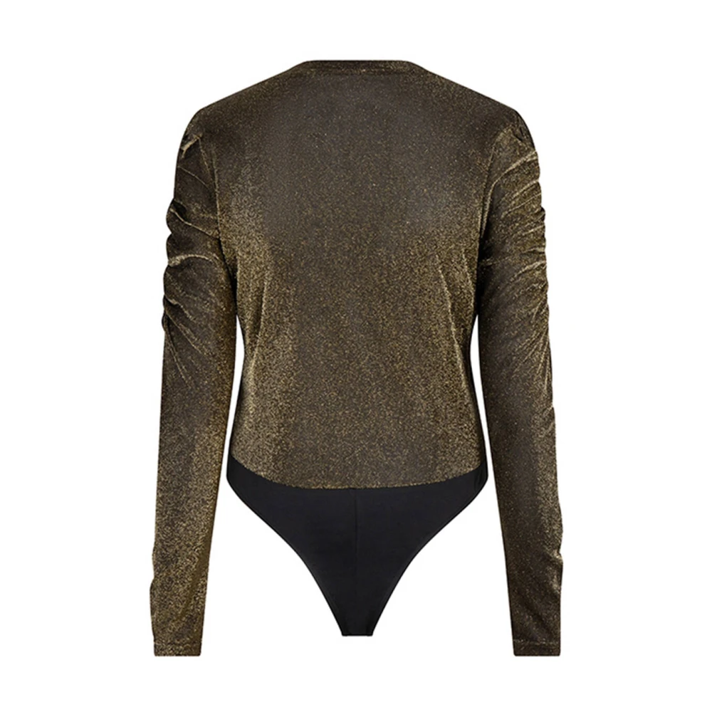 Lofty Manner Emy Lange Mouw Top Pk208 Green Dames