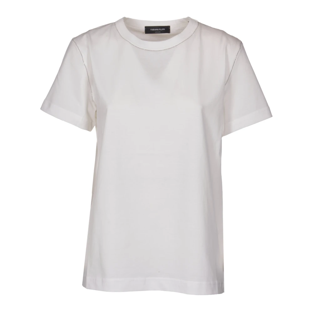 Fabiana Filippi Vita T-shirts och Polos White, Dam