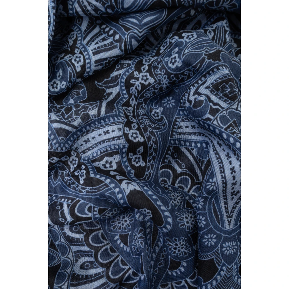 ETRO Gestreepte sjaal Blue Dames