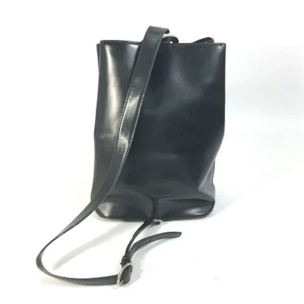 Cartier Vintage Pre-owned Leather shoulder-bags Black Dames