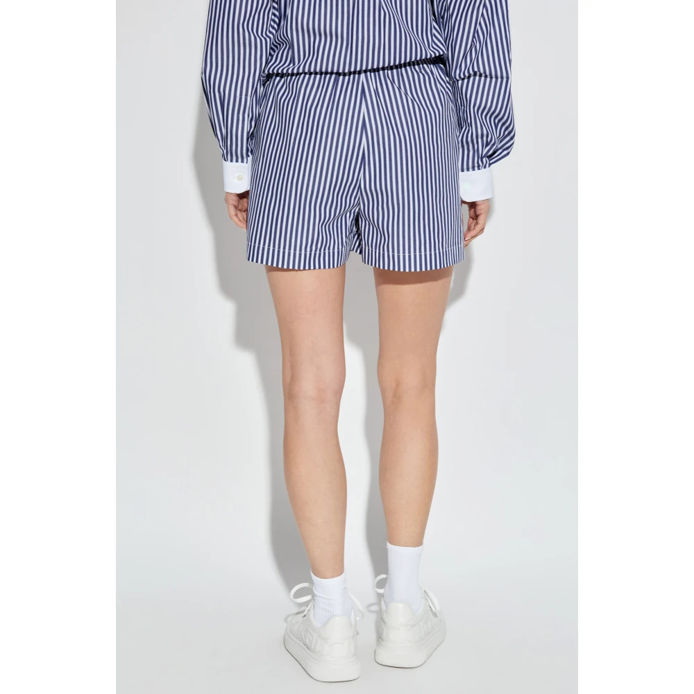 Sporty & Rich Shorts uit de New York-collectie Blue Dames