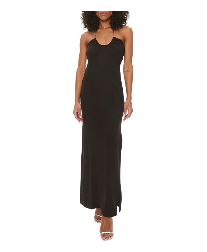 chain-nk-maxi-robe-noire