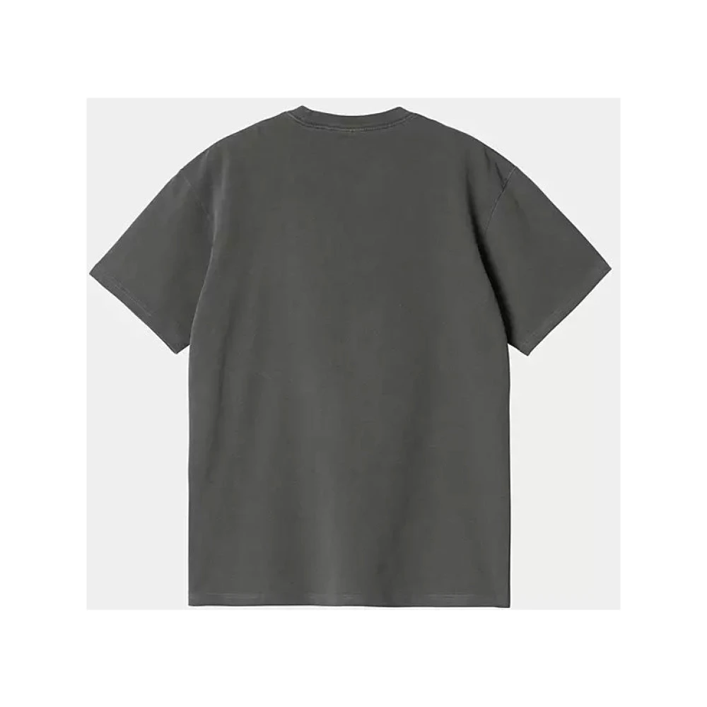 Carhartt WIP Duster Script T-Shirt Zwart Gray Heren