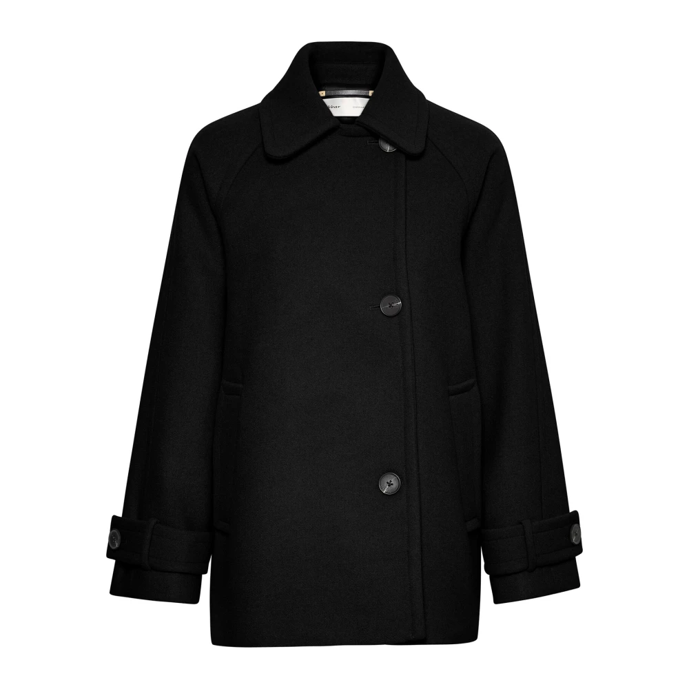InWear Klassieke Zwarte Jas met Wijde Mouwen Black Dames