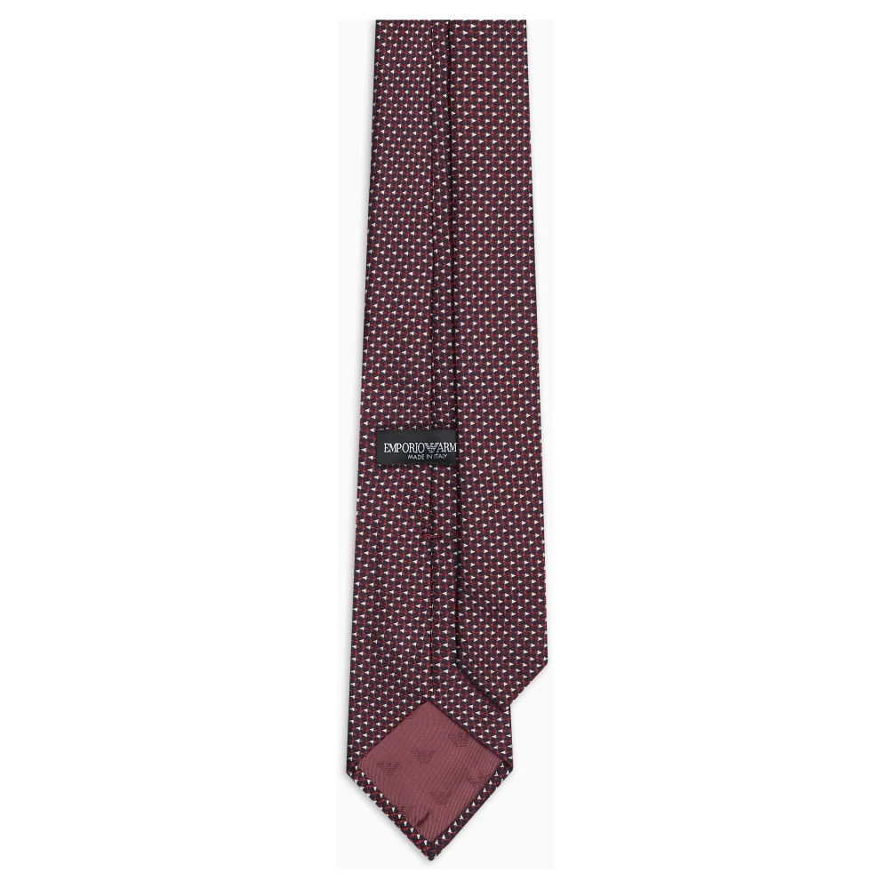 Emporio Armani Elegante Zijden Stropdassen Collectie Multicolor Heren