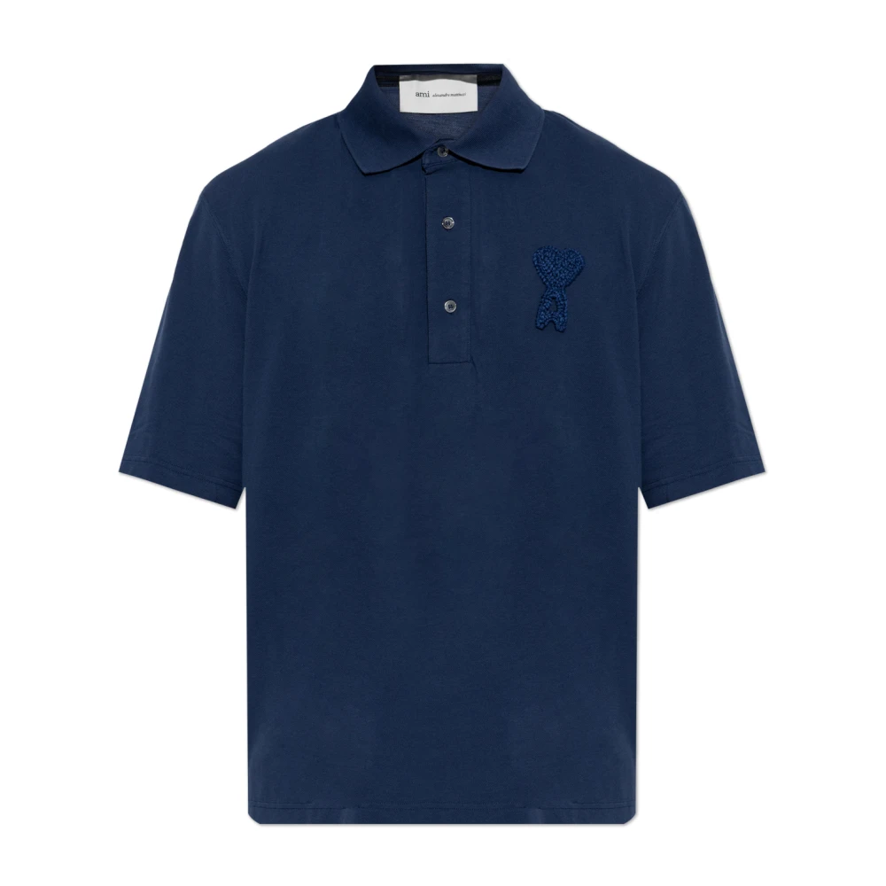 Ami Paris Uomo Blu Top, S, New,