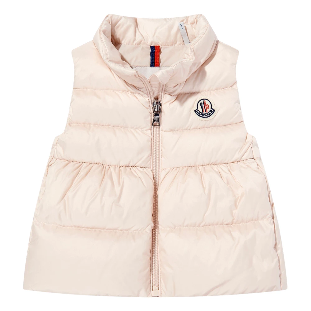 Moncler Unisex Kids Pink Hiva Down Gilet - Waistcoats - 2 Y - Kids