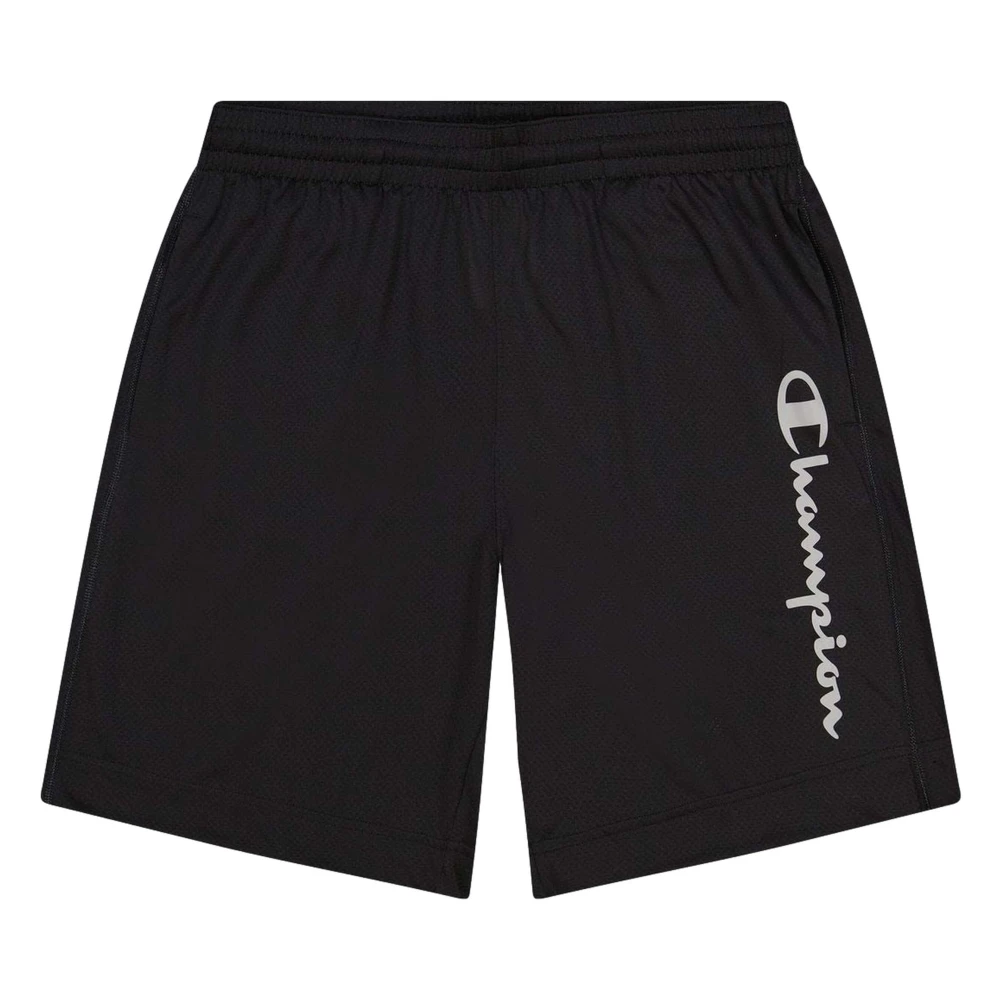 Champion Been Reflecterende Script Logo Shorts Black Heren