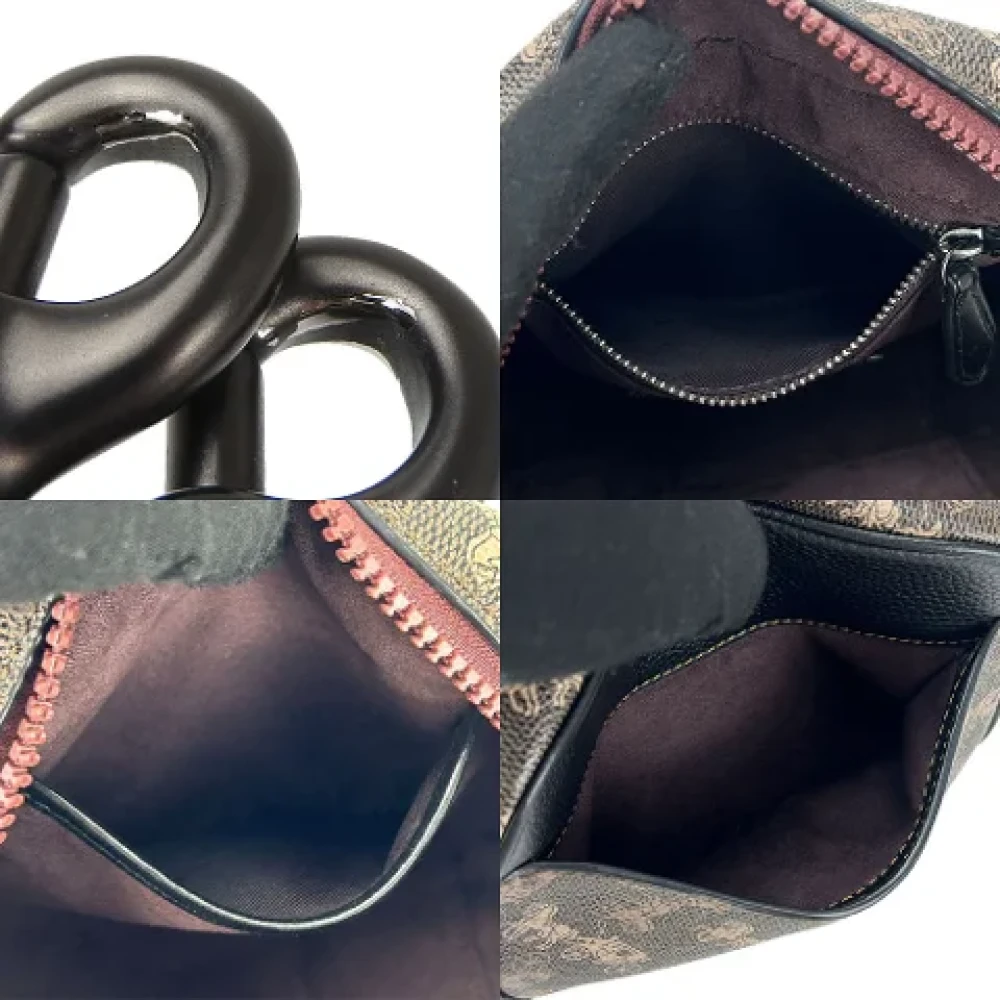 Coach Pre-owned Plastic shoulder-bags Black Dames