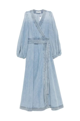 Indra Wrap Midi Dress
