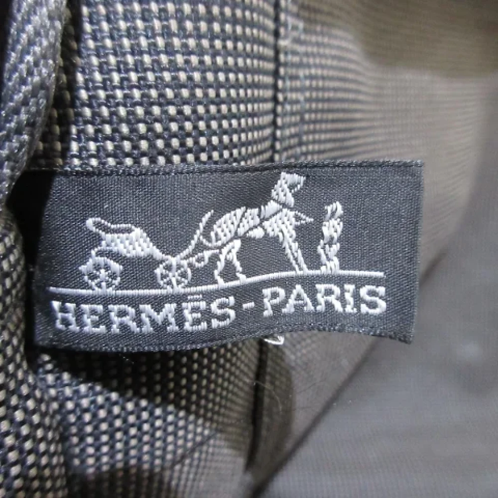 Hermès Vintage Pre-owned Canvas totes Gray Dames