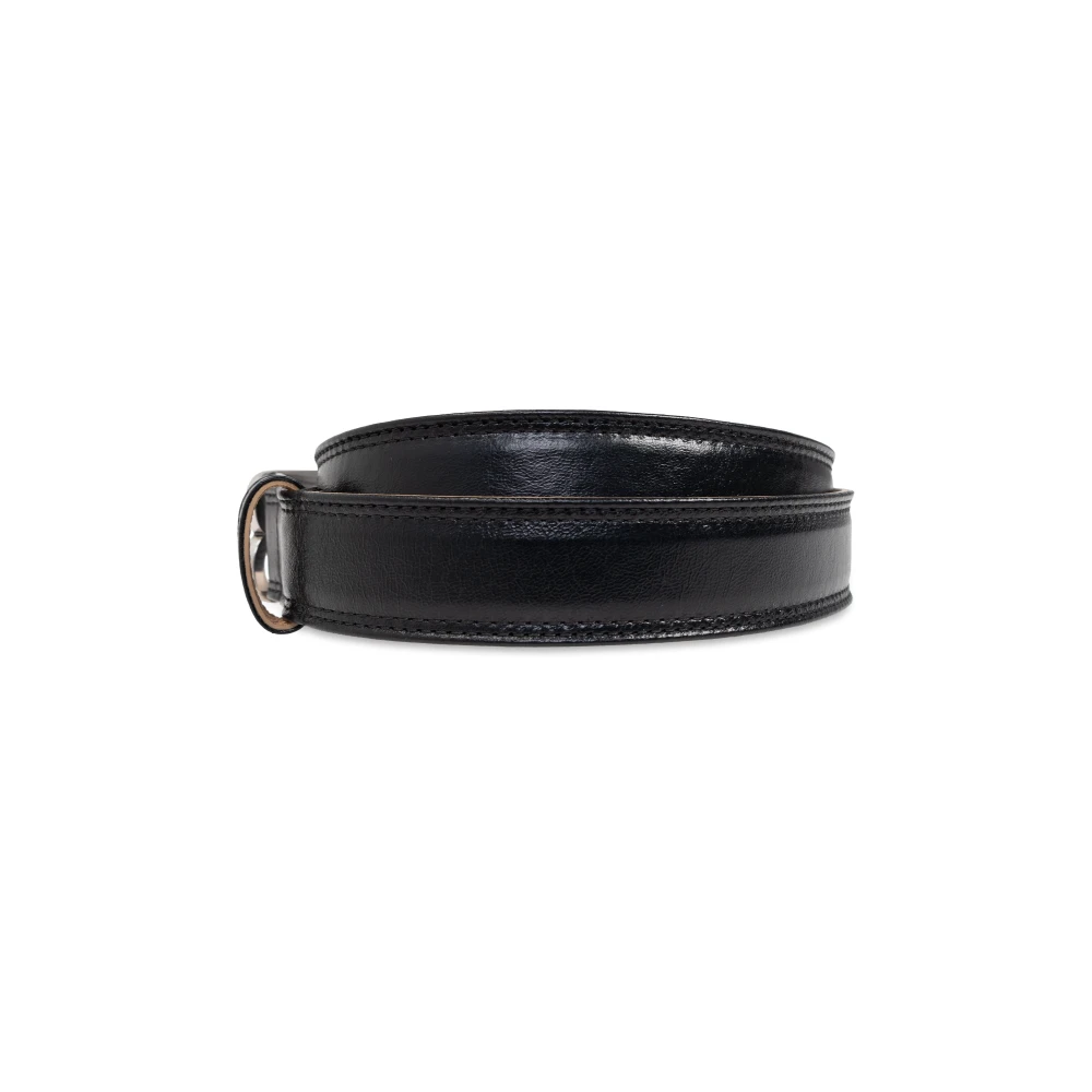Balenciaga Leren Riem Black Dames