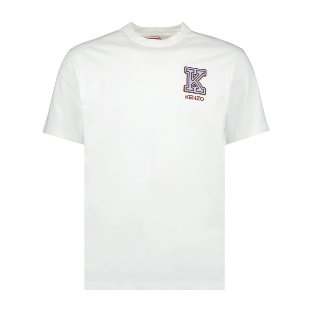 Kenzo Varsity Logo T-shirt White Heren