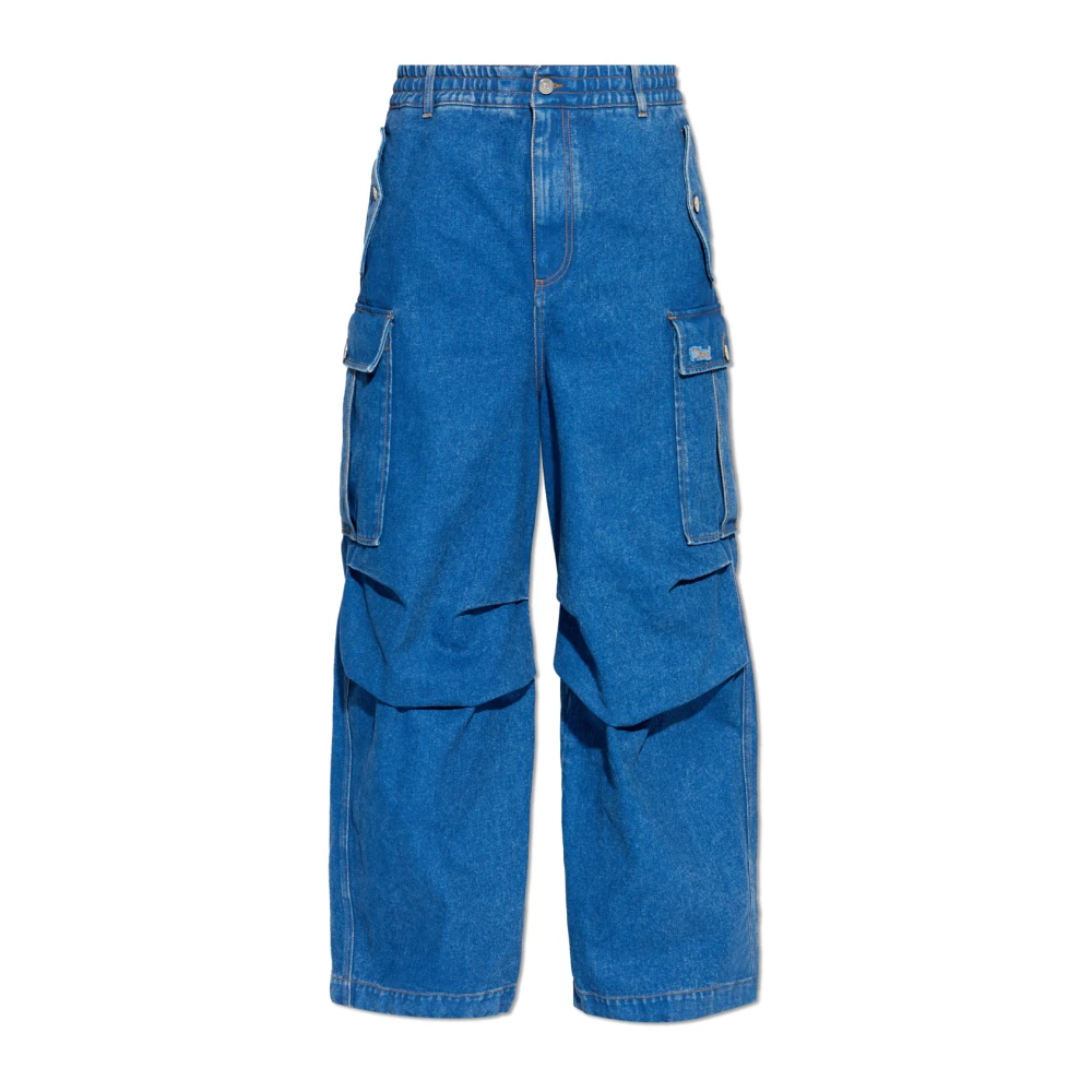 Marni Jeans in cargostijl Blue Heren