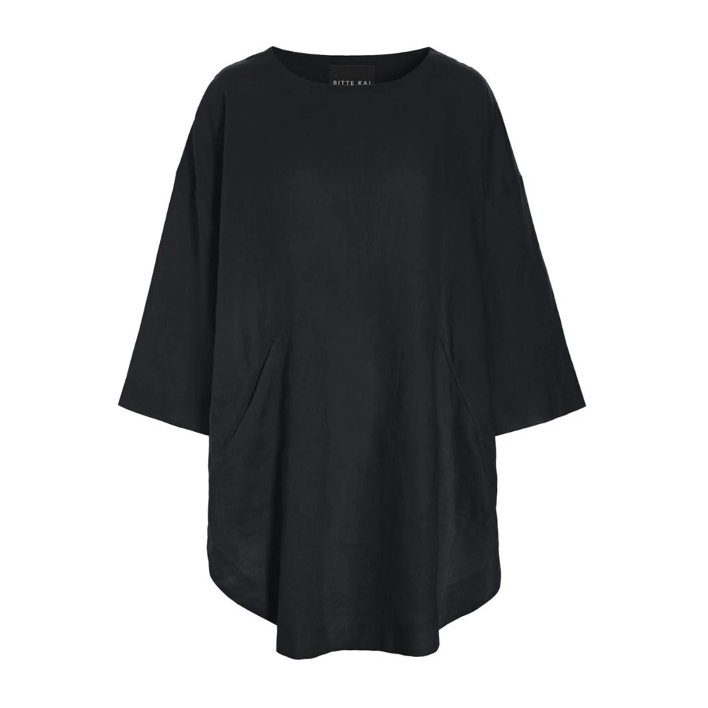 Bitte Kai Rand Black Tunics, Female, M, Airy Linen Tunic