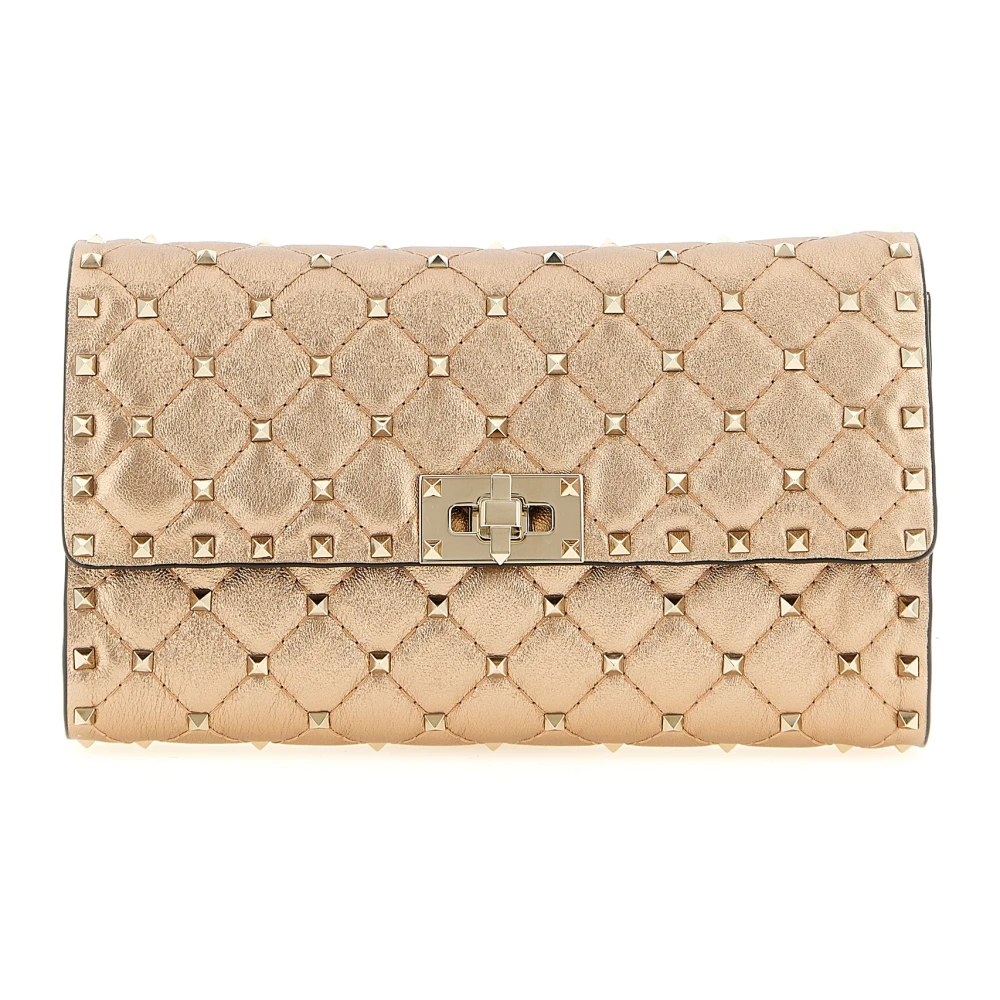 Valentino Garavani Women's Pink Rockstud Spike Shoulder Bag