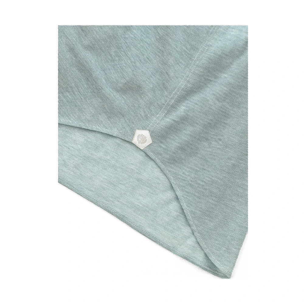 Loro Piana Lichtblauw Katoenen Overhemd Blue Heren