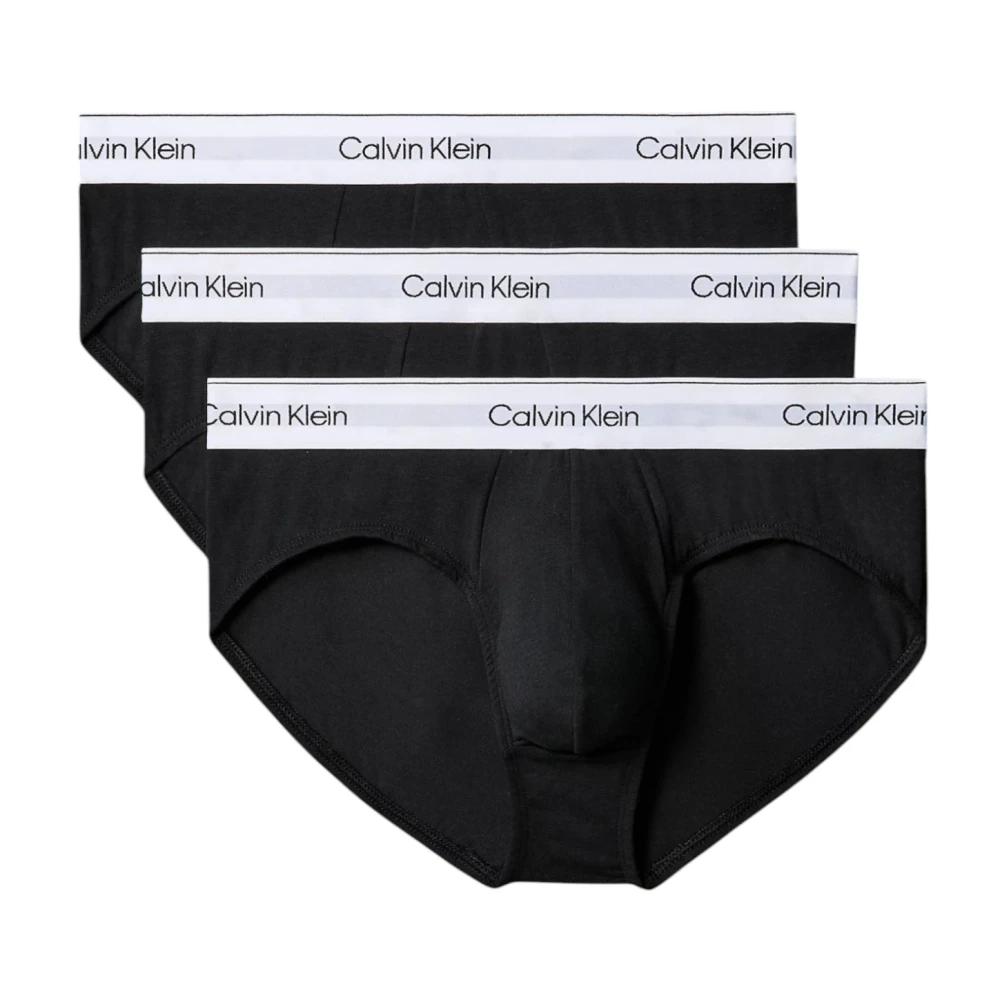 Calvin Klein Men's Black Cotton Slip Pack - Underpants - S - Underwear