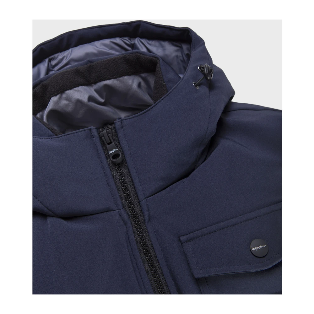 RefrigiWear Blijf warm en stijlvol met de donkerblauwe Polarjas Blue Heren
