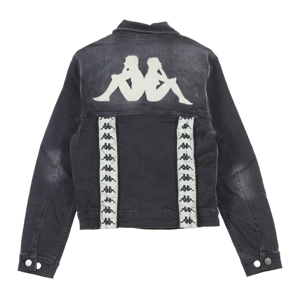 Kappa Zwart Beige Jeansjas Banda Boetino Black Heren