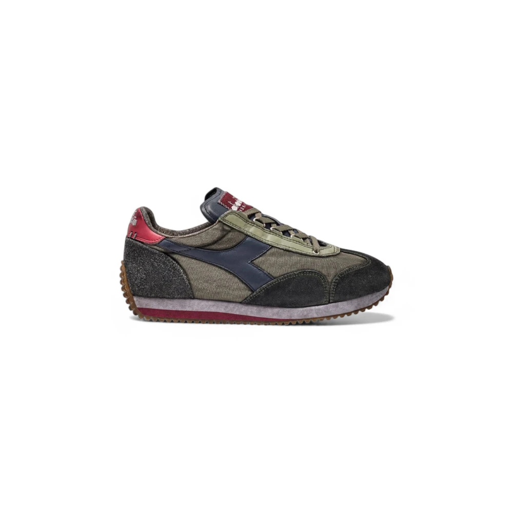 Diadora Dirty Stone Wash Heritage Sneakers Heren Schoenen Groen